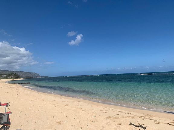 Beautiful beach right across the street.