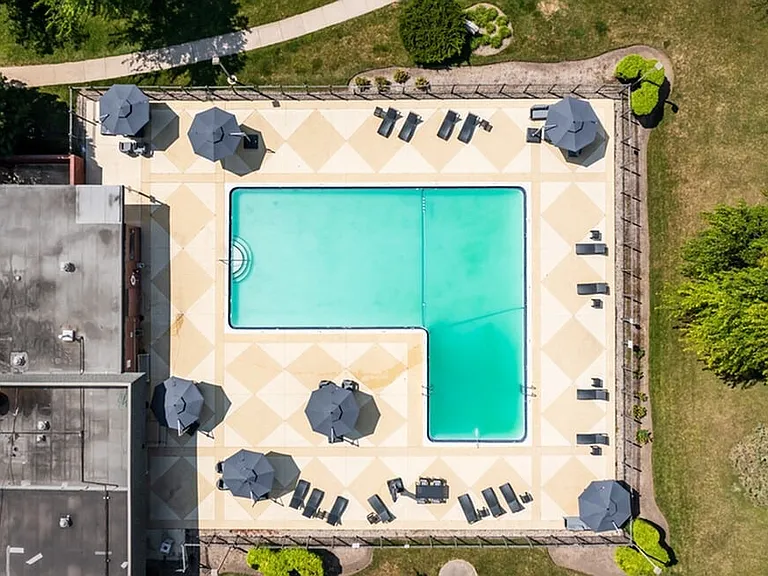 Aerial of Pool