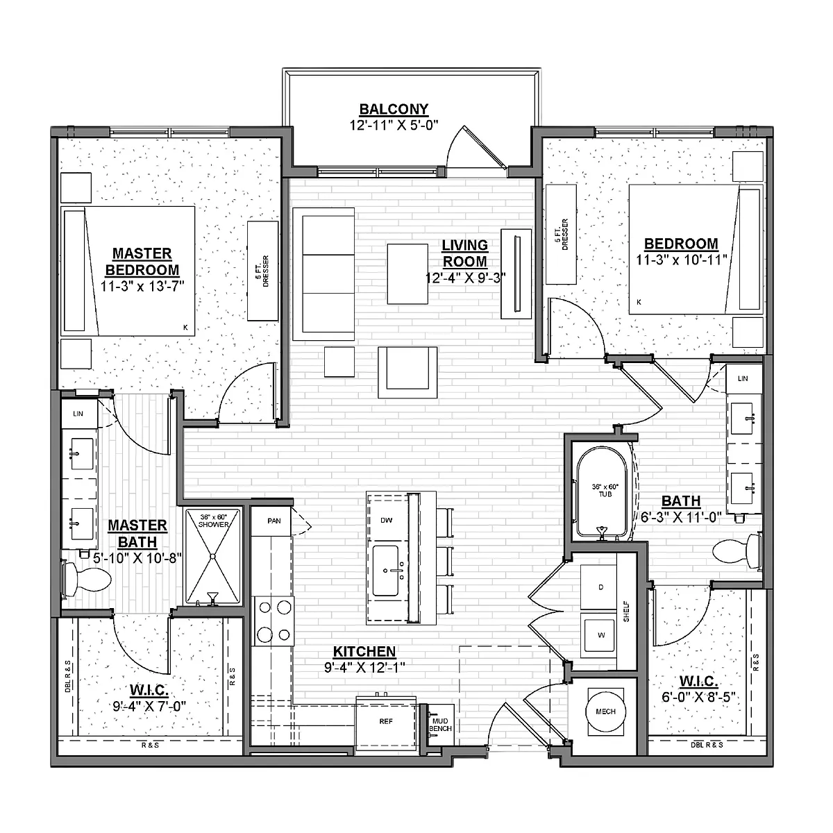 Floor plan B2E