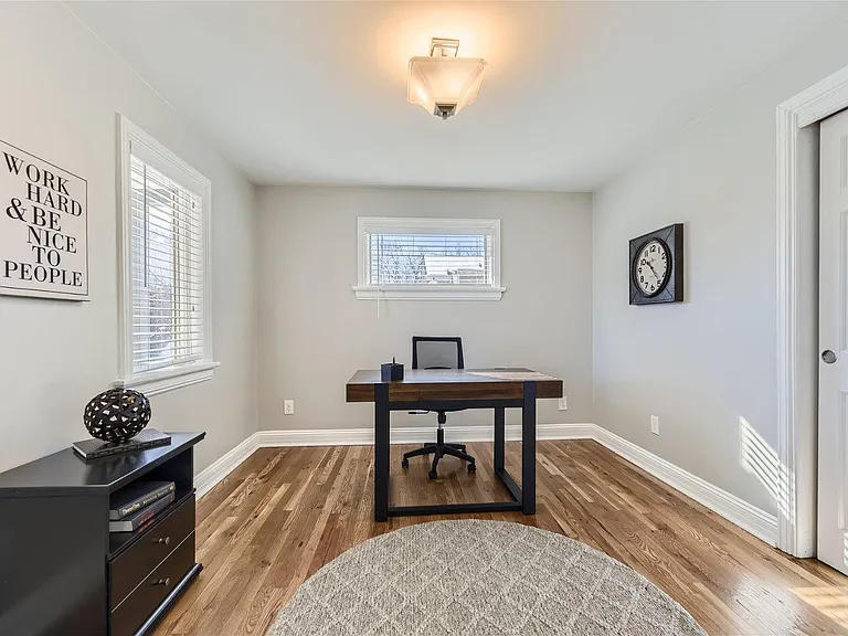 Office / Bedroom off front porch and door