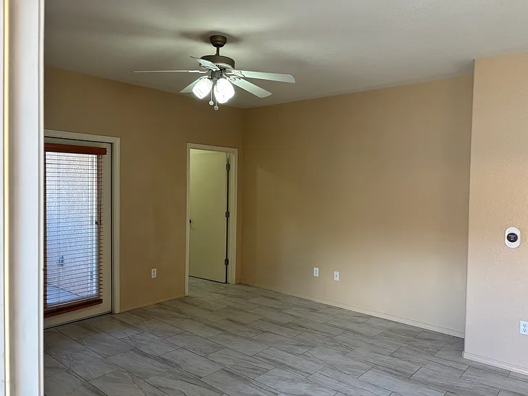 Living room from front entrance