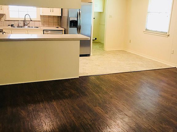 Eat in kitchen and living area