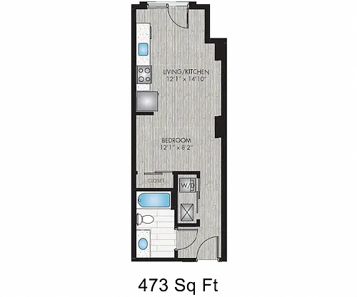 Floor plan Berkeley I & II