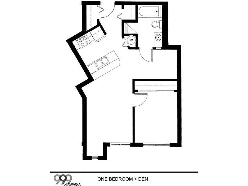 Floor plan 1BD2