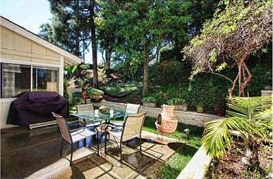 Beautiful back patio that is quiet and very private.