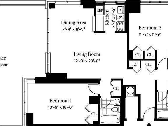 2nd image of 124 W 60th St APT 50B