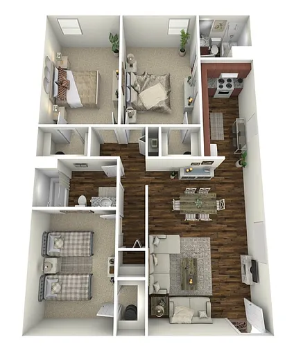 Floor plan 3Bed 2Bath