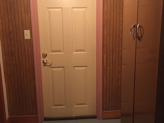 Storage area outside of bathroom