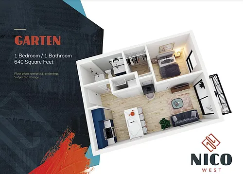 Floor plan Garten