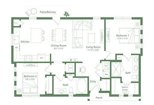 Floor plan B1
