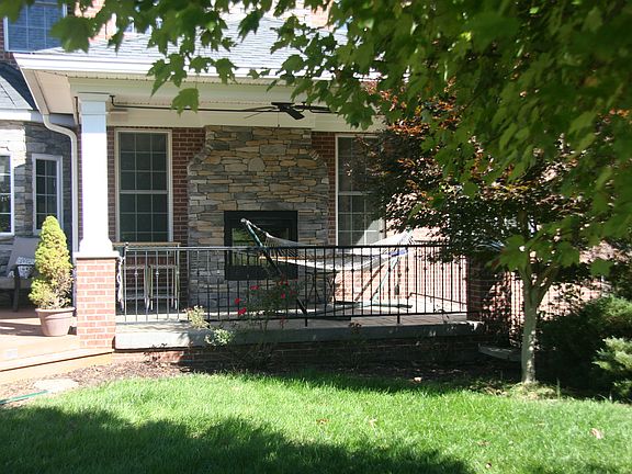Relaxing covered porch