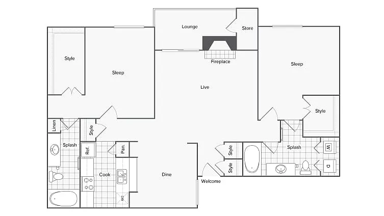 Floor plan Omaha