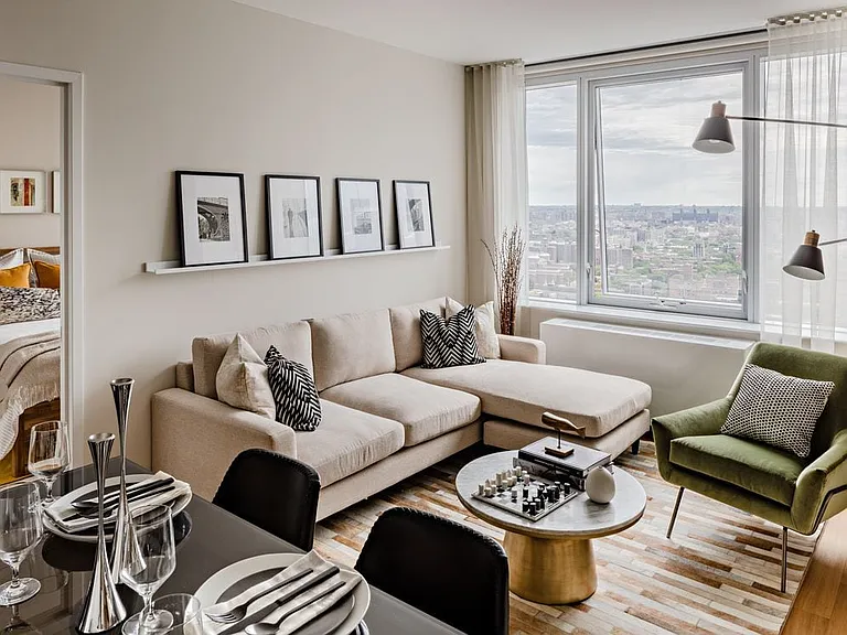 Dining and living area