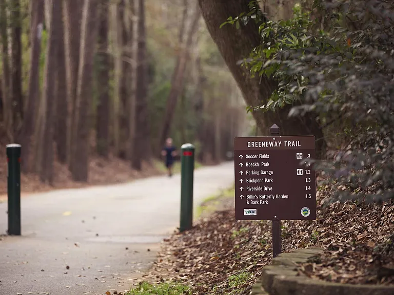 Greenway Trail less than 1/2 mile