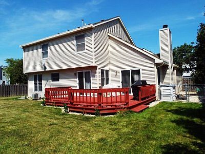 Stained Wood Deck &amp; Dog Run area