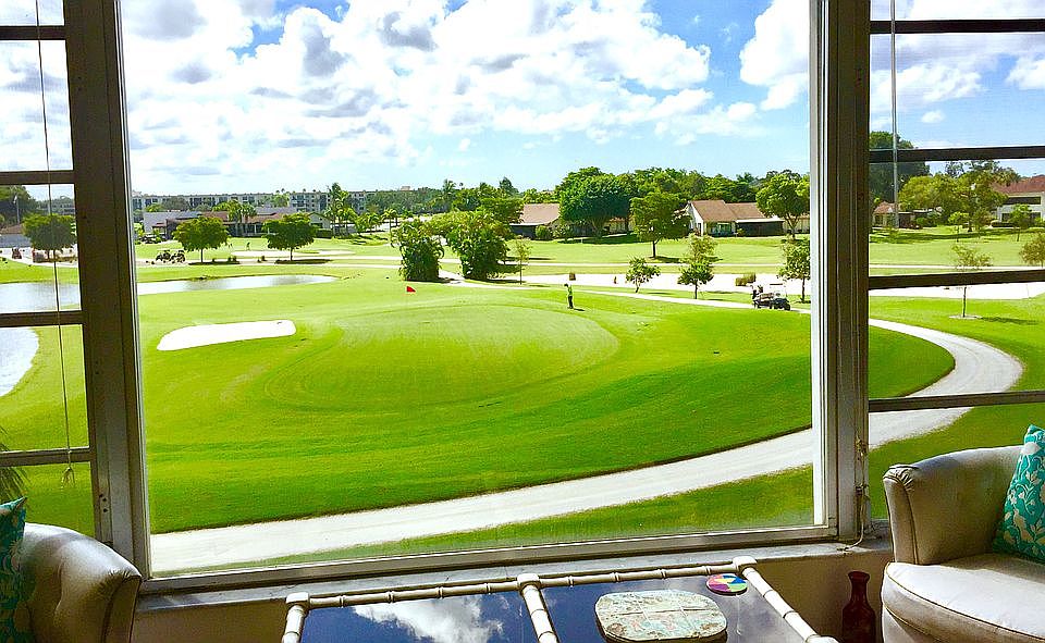 View out picture window