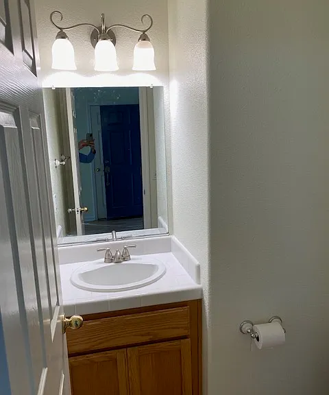 1/2 bathroom downstairs