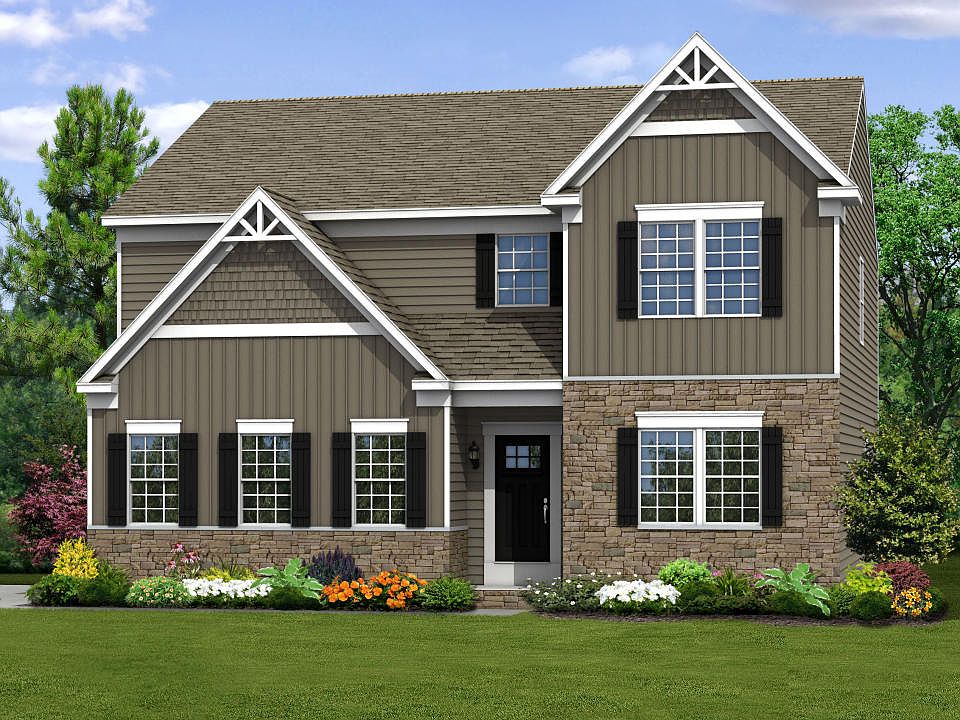 Elevation G Opt Victorian Inspired Facade, Porch, Side Garage