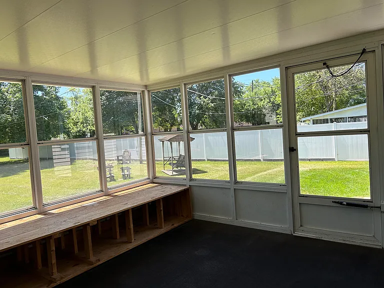 porch not included in square footage