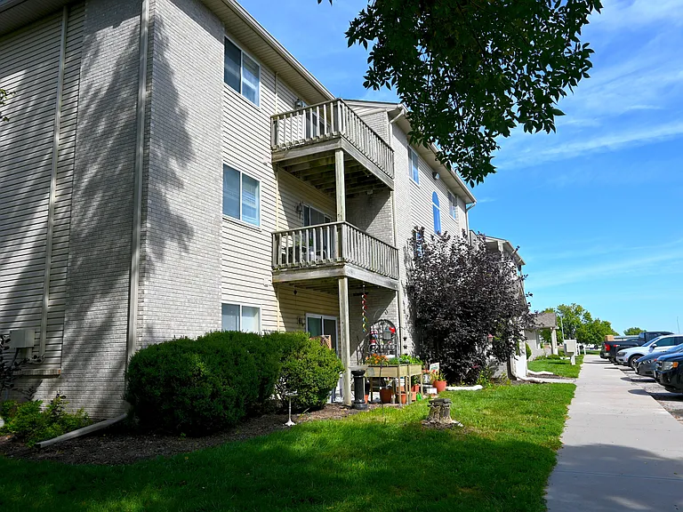Balconies at Huntington Apartments.