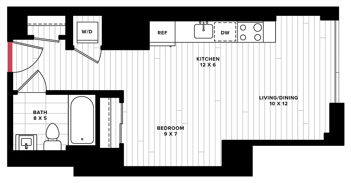 Floor plan Studio-SX