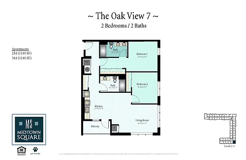 Floor plan The Oak View 7