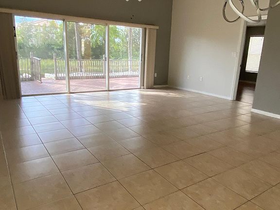 Big glass doors conecting to the back patio.