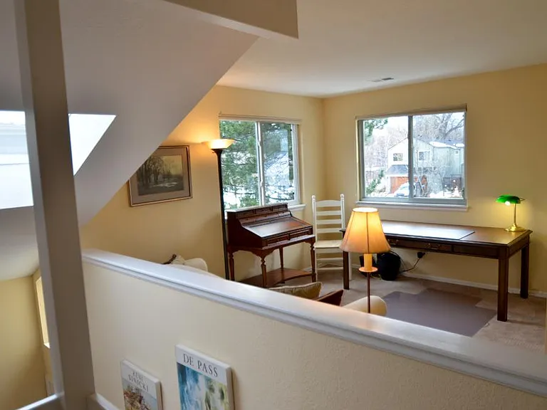 Loft as an office or den
