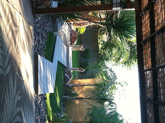 right side of backyard