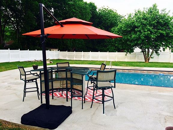 In ground saltwater pool