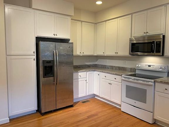 Updated kitchen has great cabinet space, all appliances and granite counters. Plus a pantry cupboard.