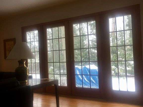 Living room French doors