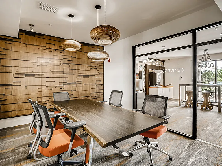 Clubhouse with conference room