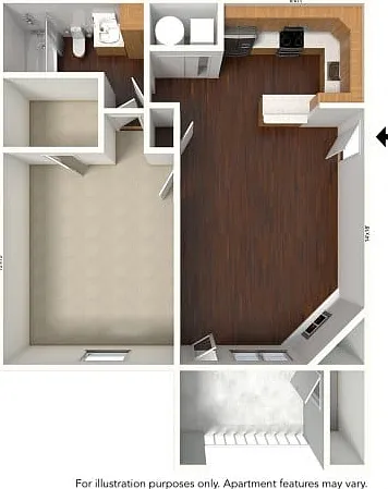 1 Bed 1 Bath 1 Bed 1 Bath