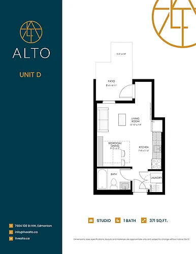 Floor plan Studio
