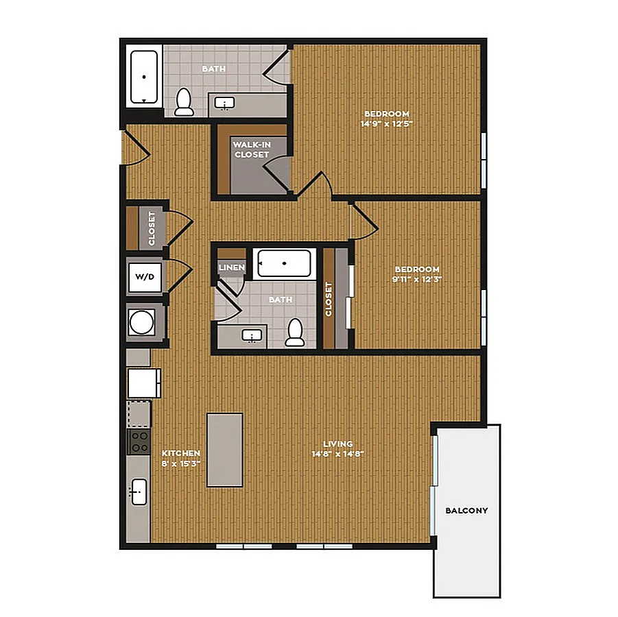Floor plan 2H-1