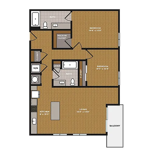Floor plan 2H-1