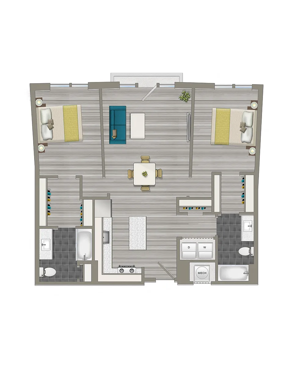 Floor plan 2-C