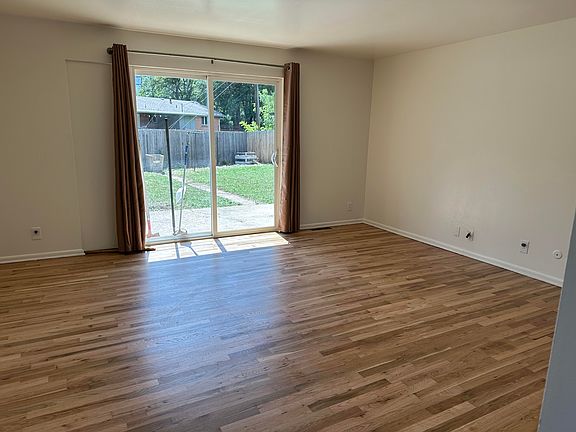 Living room. Hardwood floors just redone!