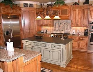 Fabulous Kitchen with Hardwoods, Granite Counter, & Custom Maple Cabinets