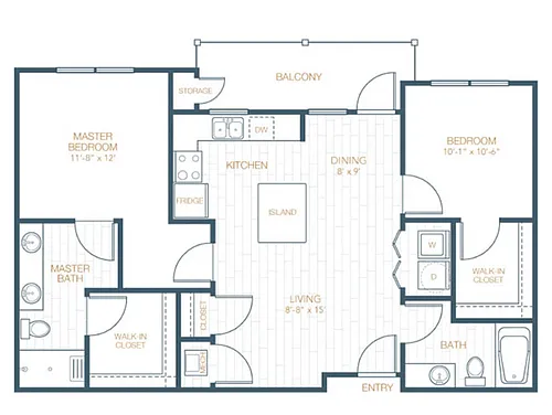 Floor plan B2 ANSI