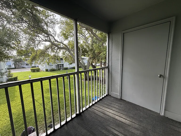 Screened Lanai with storage