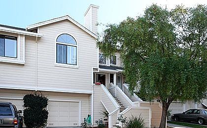 Front exterior on Cul de sac