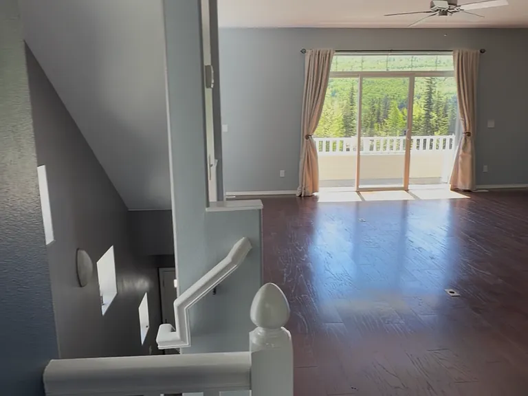Front entryway into living room