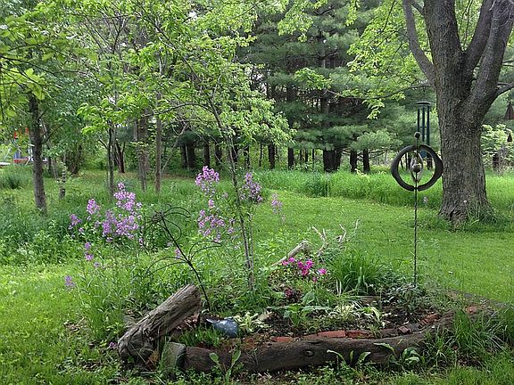 Front yard looking east