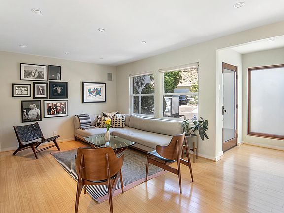 Living room and front entry