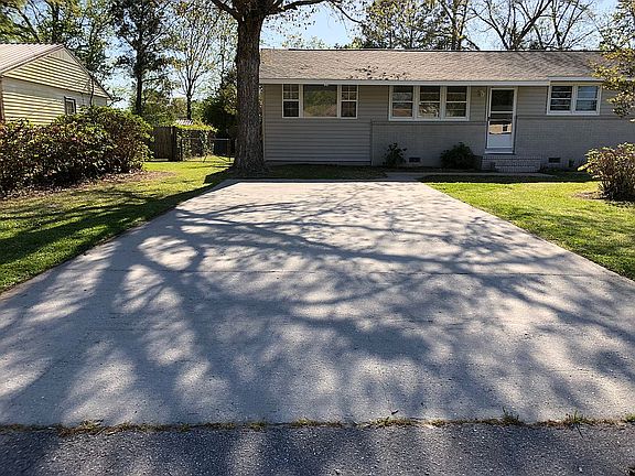 Double Concrete Driveway