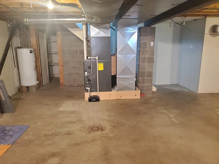 New high efficiency furnace & a/c
