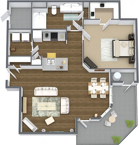 Floor plan Amherst