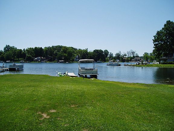 Summertime view of lake